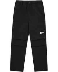 BBCICECREAM - Zwarte Cargo Broek Met Astronaut Borduursel - Lyst