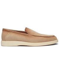 Santoni - Schoenen ,Suède Suède Mocassin - Lyst