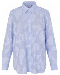 Masai - Overhemden ,Blauw ,Shirt Met Lange Mouwen - Lyst