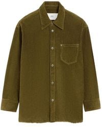 Ami Paris - Cotton Overshirt - Lyst