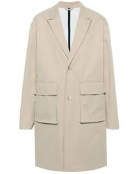 Calvin Klein - Single-Breasted Coats - Lyst