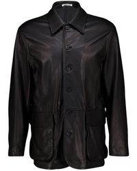 AURALEE - Leather Jackets - Lyst