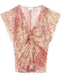 Isabel Marant - Velvet Burnout Top - Lyst