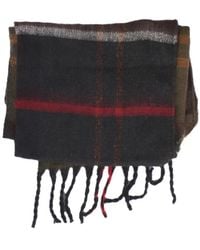 Barbour - Stilvoller schal mit fransenkante - Lyst