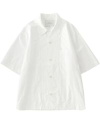 Studio Nicholson - Overhemden ,Wit ,Katoen Agios Shirt - Lyst