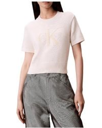 Calvin Klein - Round-Neck Knitwear - Lyst