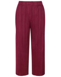 Issey Miyake - Wide Trousers - Lyst