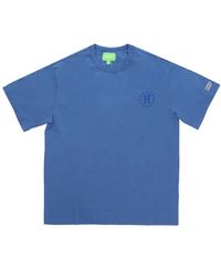 Huf - Galaxies Relaxte Blauwe T-Shirt - Lyst