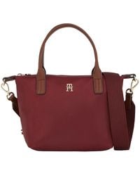 Tommy Hilfiger - Popette Rote Schultertasche - Lyst