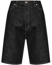 Studio Nicholson - Korte Broeken ,Zwart ,Denim Marylebone Denim Shorts - Lyst