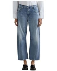 Replay - Jeans ,Blauw ,Katoen Janie Barrel-Fit Jeans - Lyst