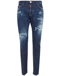DSquared² - Jeans ,Blauw ,Katoen Blauwe Katoenen Cool Guy Jeans - Lyst