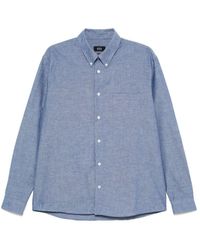 A.P.C. - Besticktes edouard hemd - Lyst