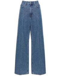 TOTEME - Wide leg denim - Lyst