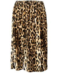 SLEEP NO MORE - Rokken ,Bruin ,Longuette Velvet Rok - Lyst
