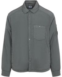 C.P. Company - Jassen ,Grijs ,Stijlvolle Grijze Jas Voor Mannen - Lyst