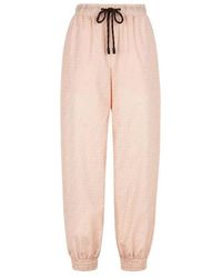 Fendi - Pantalones deportivos rosa de pierna recta - Lyst