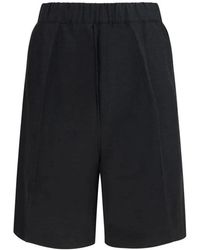 Laneus - Viscose Bermuda Shorts - Lyst