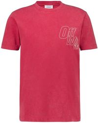Off-White c/o Virgil Abloh - Outline Arrow Logo T-Shirt - Lyst