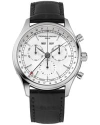 Frederique Constant - Quartz Chronograph Triple Calendar - Lyst
