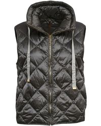 Max Mara - Jassen ,Grijs ,Leer Tregic Gilet - Lyst
