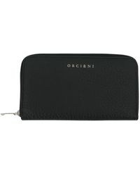 Orciani - Accessoires ,Zwart ,Leer Soft Wallet - Lyst