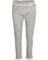 Kaffe - Cropped-Hose - Lyst