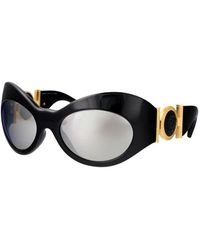 Versace - Ovale Sonnenbrille - Lyst