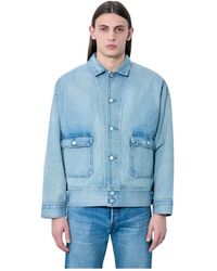Levi's - Jassen ,Blauw ,Katoen Utility Trucker Jacket - Lyst
