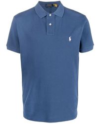 Ralph Lauren - Tops ,Blauw ,Katoen Old Royal Knit Polo Shirt - Lyst
