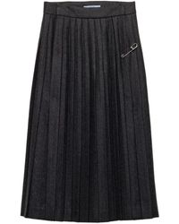 Prada - Midi Skirts - Lyst