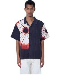STORY mfg. - Kurzärmeliges Button-Down-Hemd - Lyst