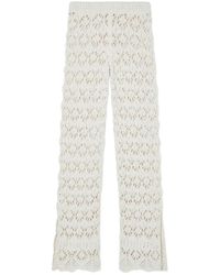 Alanui - Lagoon Romance Crochet Flare Pants - Lyst