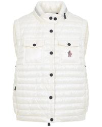 Moncler - Jassen ,Wit ,Gumiane Hooded Down Vest - Lyst