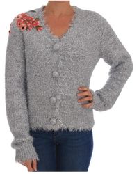 Dolce & Gabbana - Zilveren Vest Met Bloemenapplicatie - Lyst