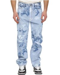 Off-White c/o Virgil Abloh - Loose Fit Jeans - - Heren - Lyst