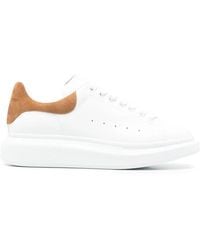 McQueen - Schoenen ,Wit ,Leer Oversized Sneaker - Lyst
