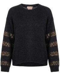 Twinset - Truien & Vesten ,Zwart ,Twin-Set Truien - Lyst