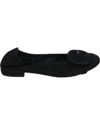 Kennel & Schmenger - Blauwe Suède Ballerina Schoenen - Lyst