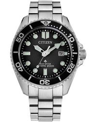 Citizen - Accessoires ,Zwart ,Duiker's Eco Drive 200 Mt 40Mm - Lyst