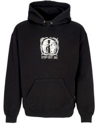 Iuter - Hoodies & Sweatvesten ,Zwart ,Katoen Zwarte Hoodie Met Print - Lyst
