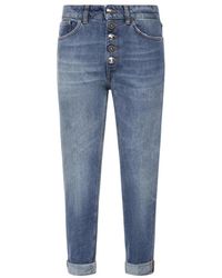 Dondup - Jeans ,Blauw ,Katoen Koons Bot Gioie Broeken - Lyst
