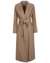 Max Mara - Poldo Belted Coat - Lyst