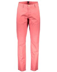 GANT - Straight Trousers - Lyst