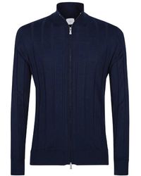 Eleventy - Maglia Full Zip Collo - Lyst