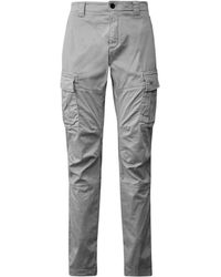 C.P. Company - Satin stretch cargo hose, hellgrau - Lyst