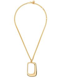 Jacquemus - Oval Anhänger Halskette - Lyst