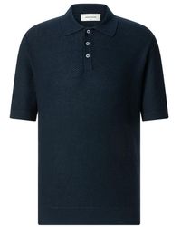Gran Sasso - Tops ,Blauw ,Katoen Polo Shirt - Lyst
