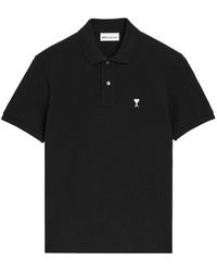 Ami Paris - Contrasted Ami De Coeur Polo - Lyst