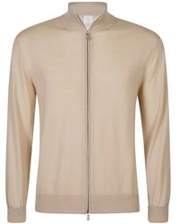 Eleventy - Truien & Vesten ,Wol Maglia Full Zip - Lyst